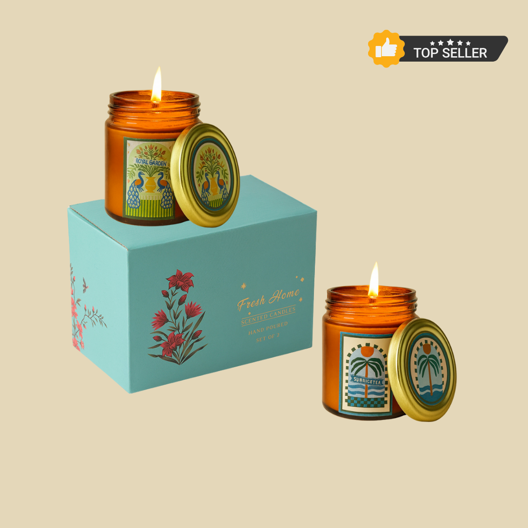 Pack of 2 Festive Tales Jars - Sunrise Tea & Royal Garden