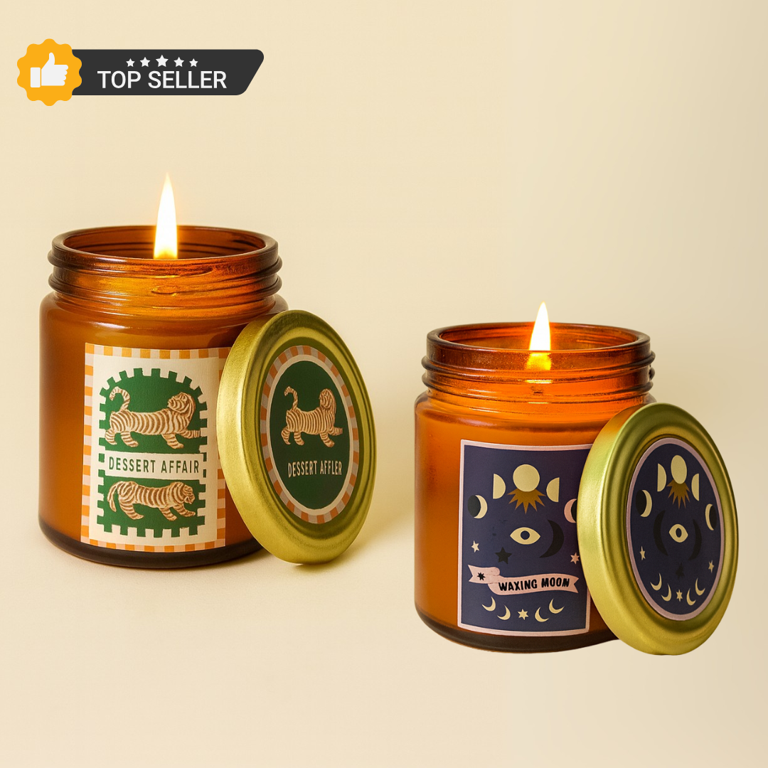 Pack of 2 Festive Tales Jars - Dessert Affair & Healing Moon