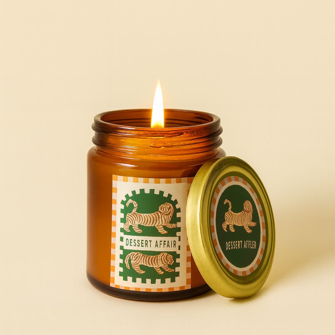 Festive Tales Scented Candle Jar - Dessert Affair