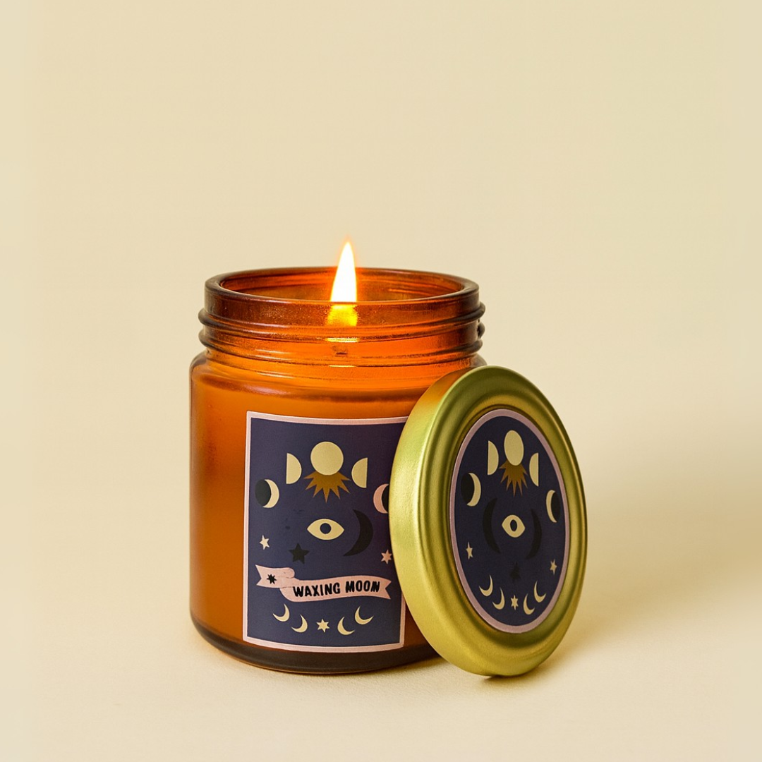 Festive Tales Scented Candle Jar - Healing Moon