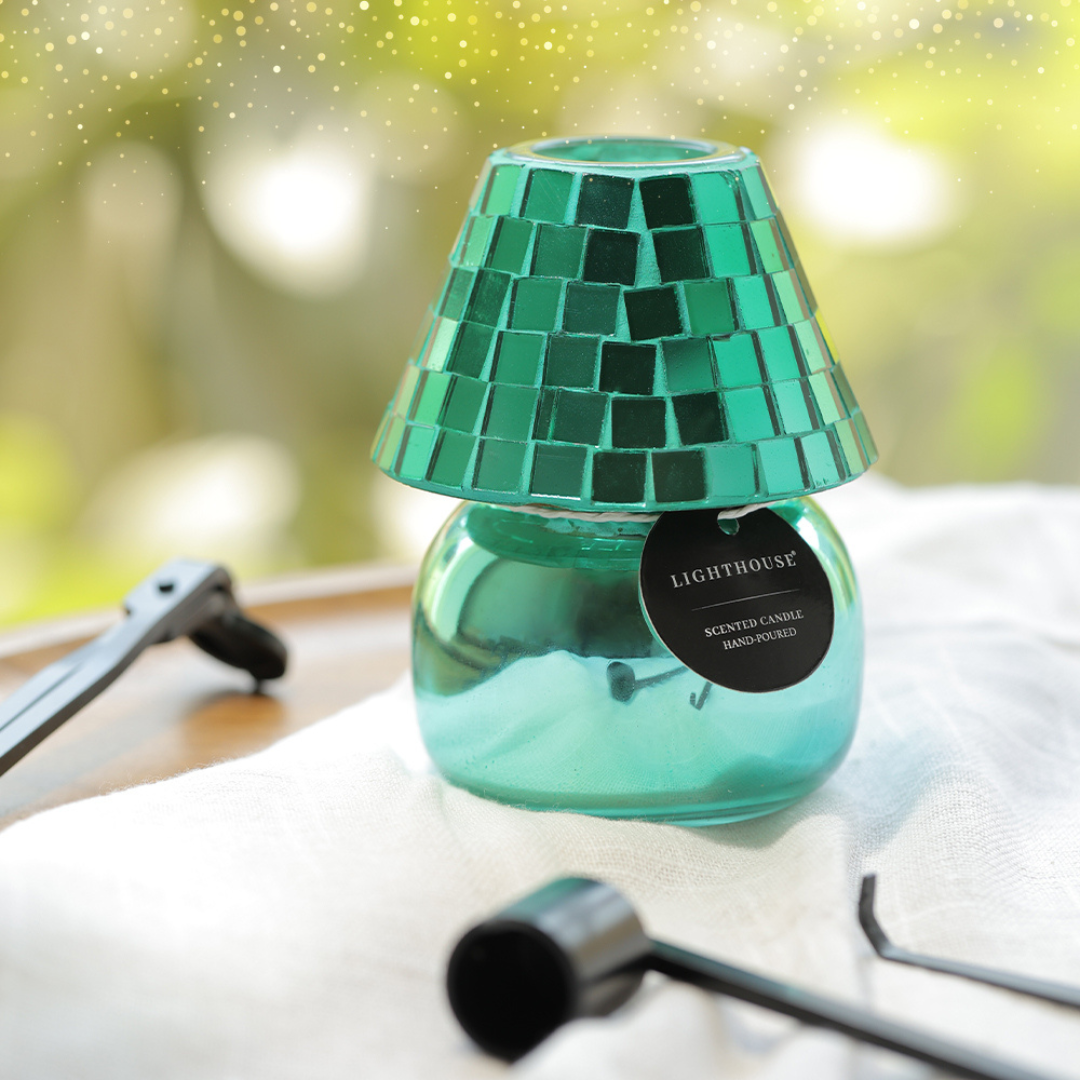 Disco Green Lamp Scented Candle - Final Clearance