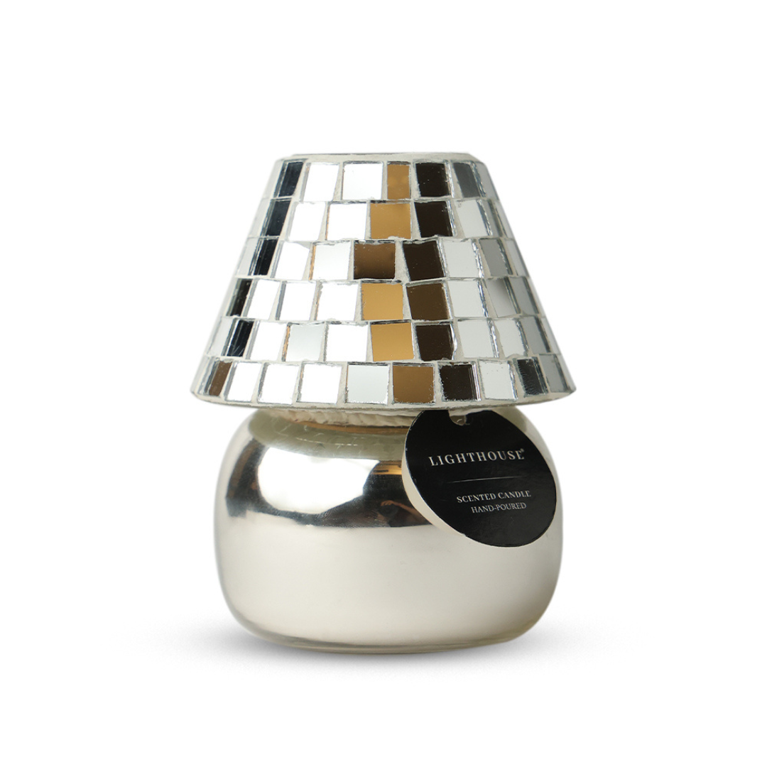 Disco Silver Lamp Scented Candle - Final Clearance