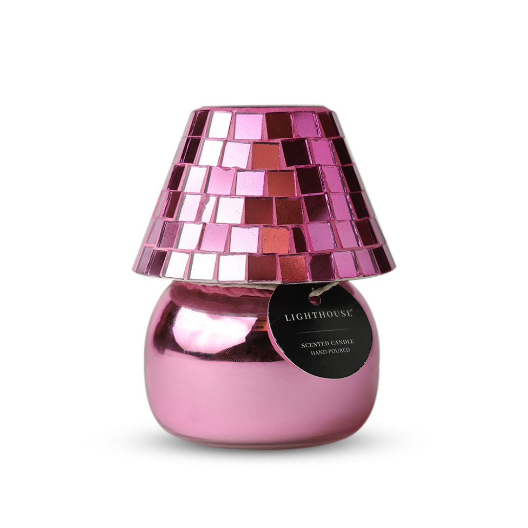 Disco Pink Lamp Scented Candle - Final Clearance