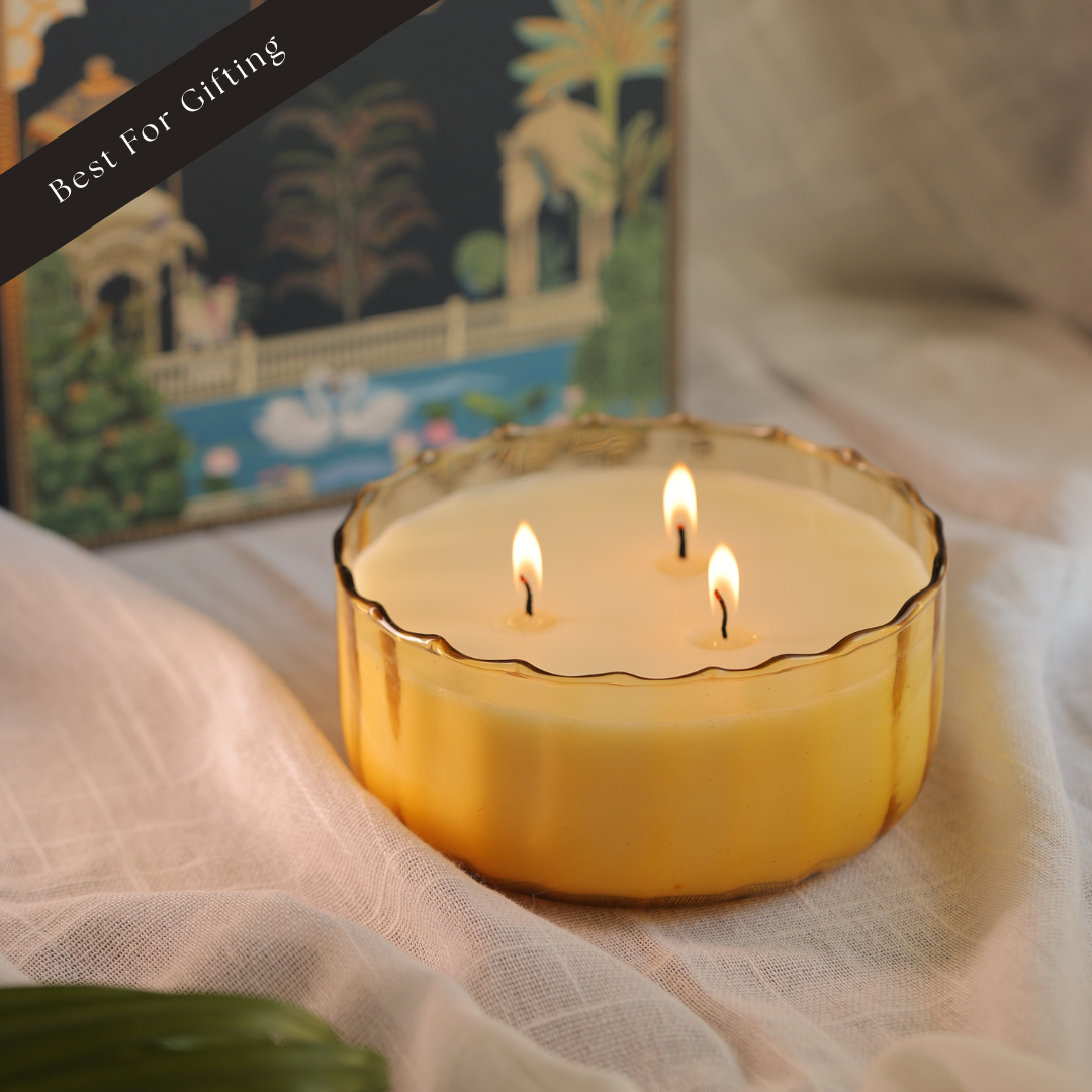 Ripple Glass Scented Candle Gift Set