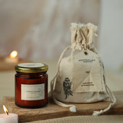 Scented Candle Online India All orders dispatch within 48 hours. 100% Free Returns. Happiness Guaranteed. Candles Pack of 2 Natural Wax Jar Candles with Wooden Wicks and Cotton Bag (<b>Stress Relief + Sleep</b>) Candle for Decoration