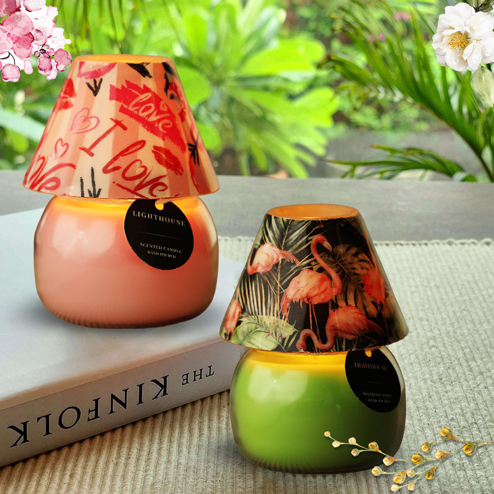 Scented Candle Online India All orders dispatch within 48 hours. 15-Days Easy Returns. Happiness Guaranteed. Scented Candle Scented Candle Lamps Pack of 2 - Fresh Rose and Jasmine Green Tea Candle for Decoration