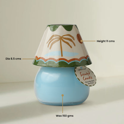 Scented Candle Online India Lighthouse Candle Scented Candle Boho Glass Lamp Scented Candle - Tropical Island Candle for Decoration