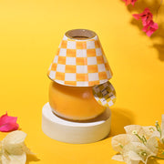 Scented Candle Online India Lighthouse Candle Scented Candle Scented Candle Lamps - Pack of 2 (Red & Yellow Checkered) Candle for Decoration