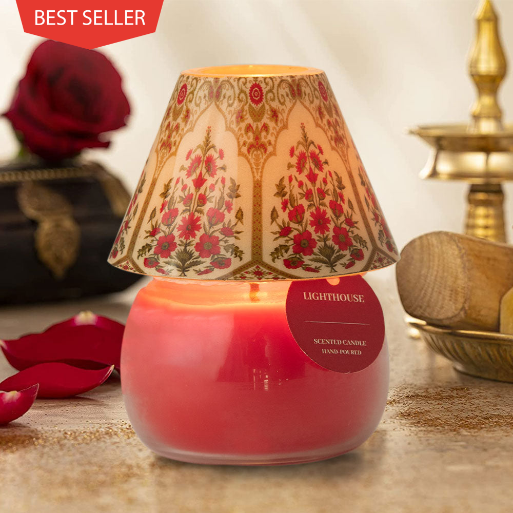 Scented Candle Online India All orders dispatch within 48 hours. 100% Free Returns. Happiness Guaranteed. Candles Festive Lamp Scented Candle - Rose Garden Aroma Candle for Decoration