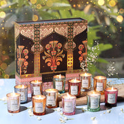 Scented Candle Online India All orders dispatch within 48 hours. 100% Free Returns. Happiness Guaranteed. Candles Royal Fest Fragrance Gift Box - 12 Luxury Scented Glass Candles Candle for Decoration