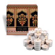 Scented Candle Online India Lighthouse Candle Organic Wax Smoke-Less Unscented Tealight Candles - Pack of 64 Candle for Decoration