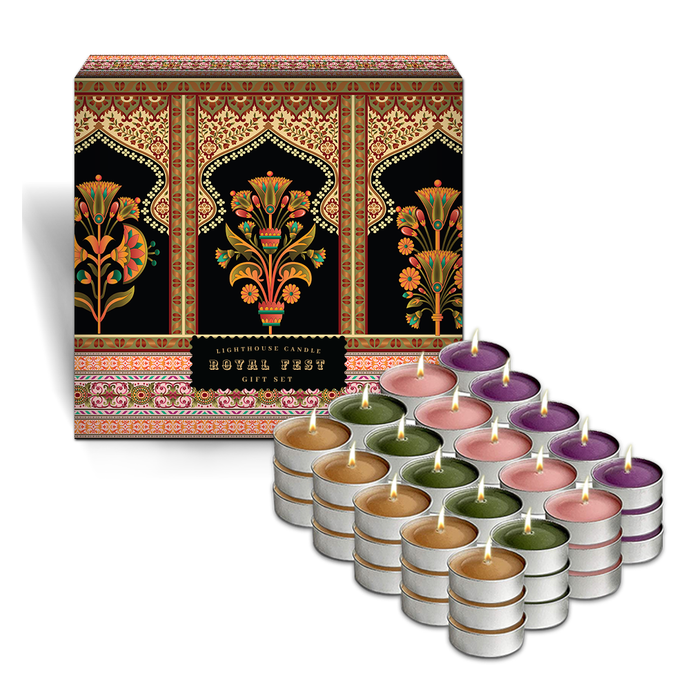 Scented Candle Online India Lighthouse Candle Richly Scented Tealight Candles - Assorted Pack of 64 Candle for Decoration